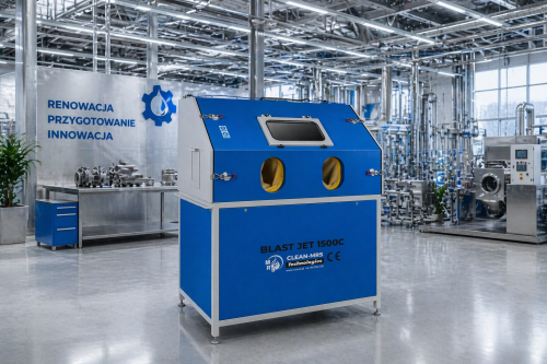Przejdź do produktu Piaskarka kabinowo -ciśnieniowa Blast Jet 1500C