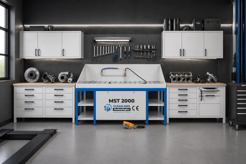 Przejdź do produktu Myjka warsztatowa MST 2000 pod beczkę 200 L